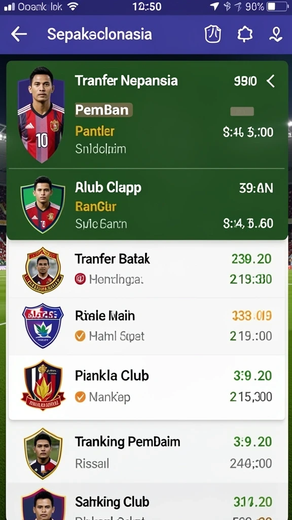 Antarmuka pengguna yang intuitif dan menarik.