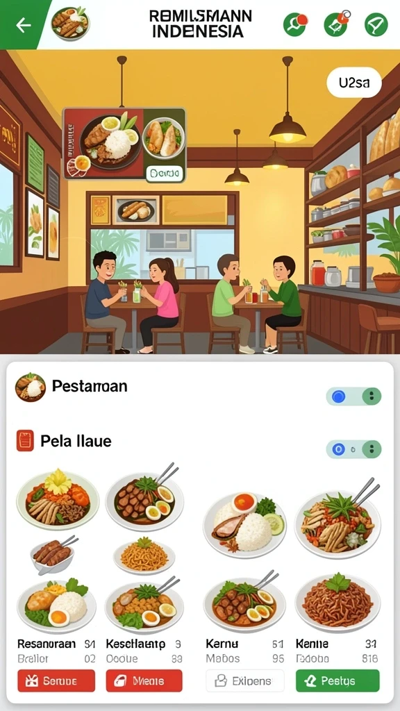 Berbagai tema permainan yang menarik dan unik.