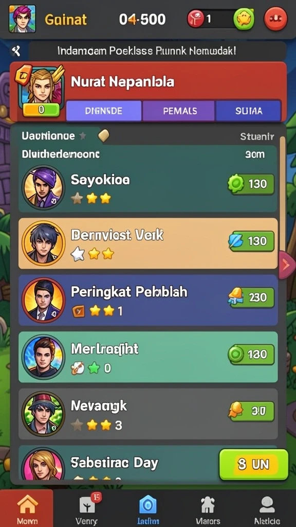Tampilan antarmuka yang ramah pengguna dan menarik.