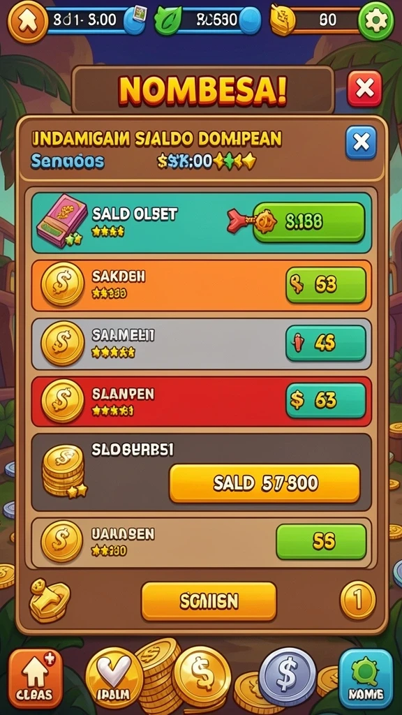 Banyak pilihan tema slot yang bervariasi.
