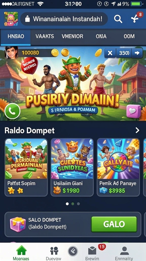Beragam pilihan tema permainan slot yang menyenangkan.