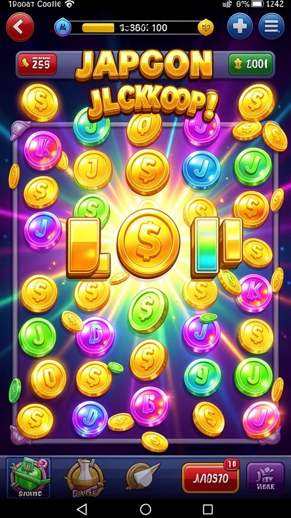 Tampilan permainan slot yang menarik dan modern.