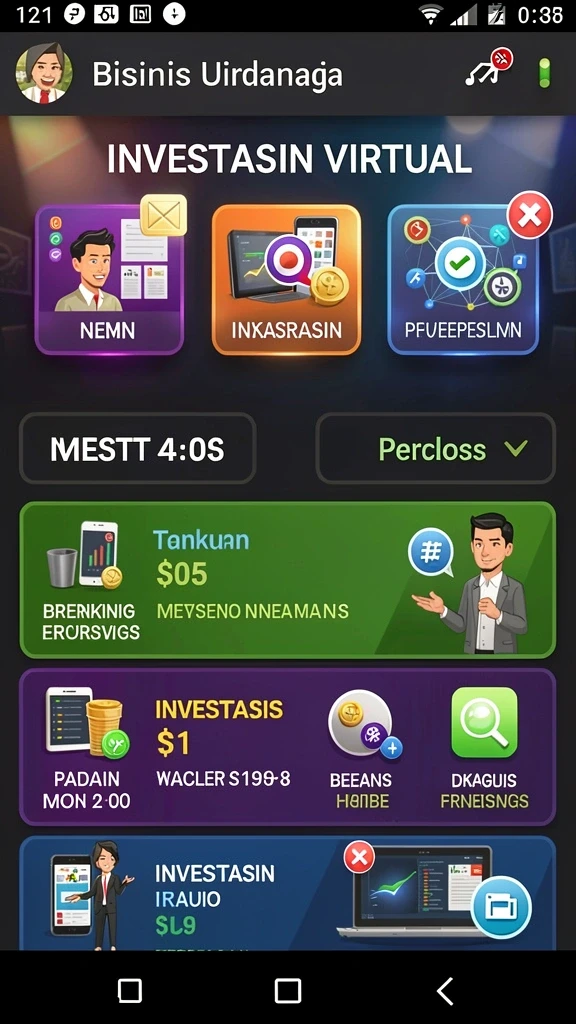 Tampilan antarmuka yang user-friendly dan menarik.