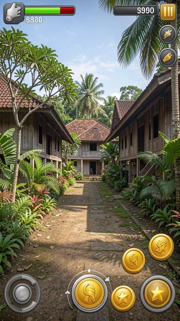 Tampilan awal yang menarik dengan menu interaktif.