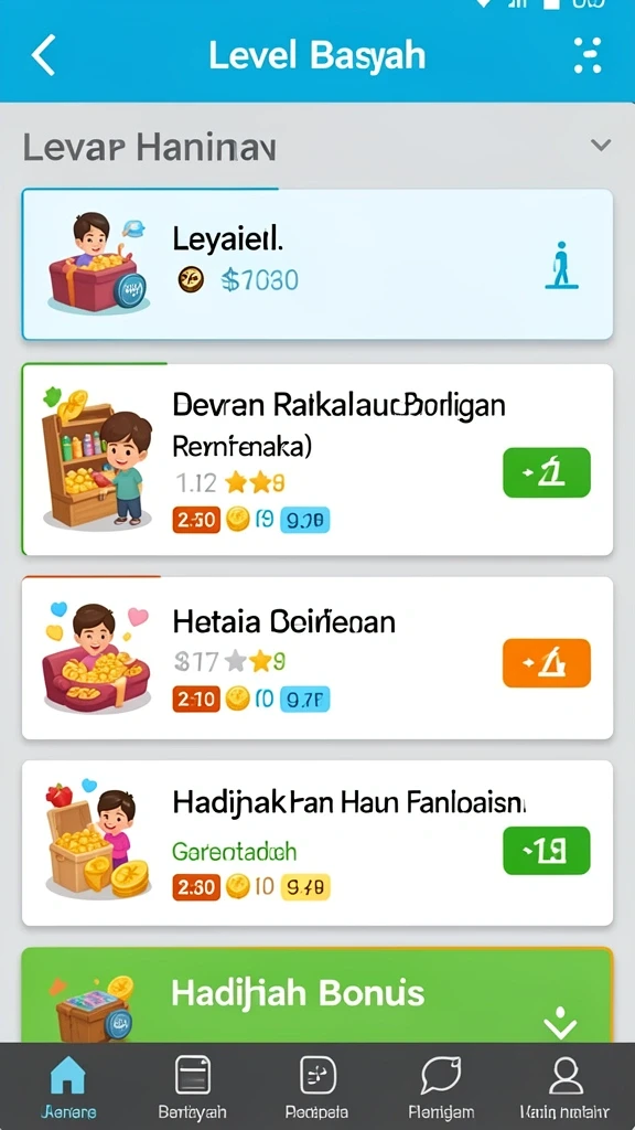Tampilan antarmuka yang bersih dan menarik.