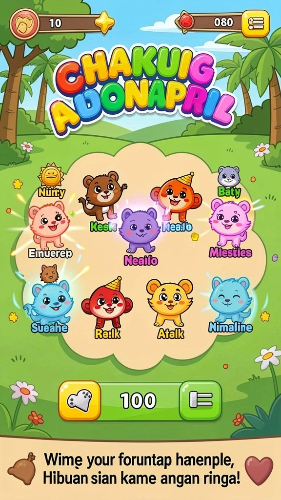 Tampilan antarmuka aplikasi yang menarik dan user-friendly.