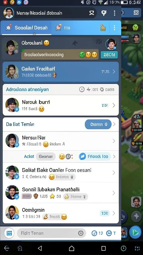 Tampilan awal yang menarik dan user-friendly.