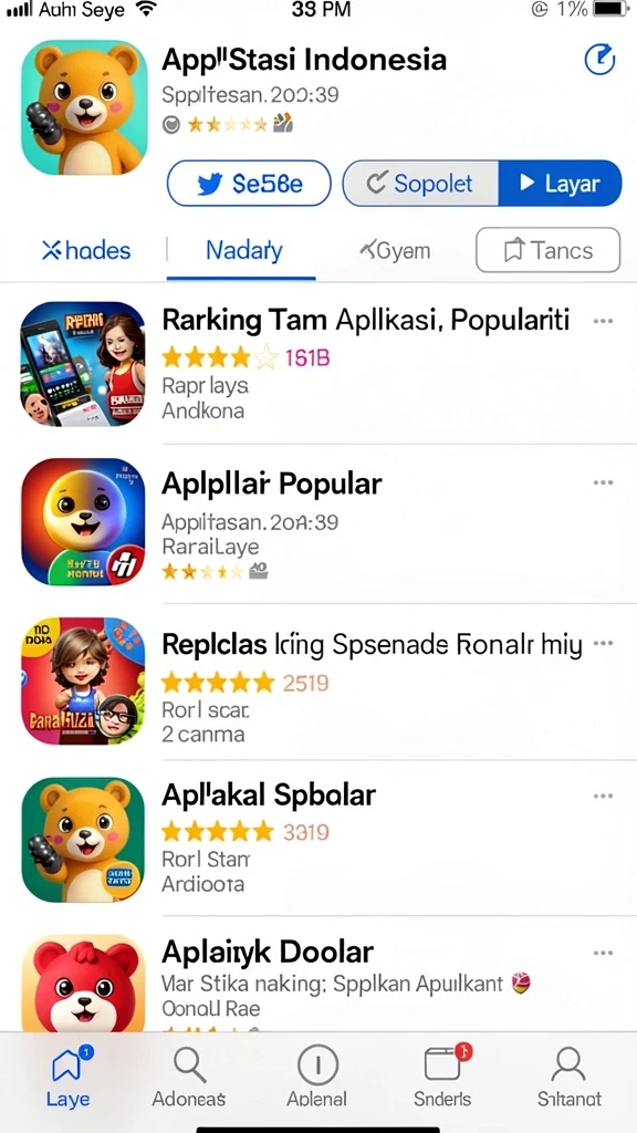 Tampilan utama aplikasi JABARTOTO yang menarik dan user-friendly.