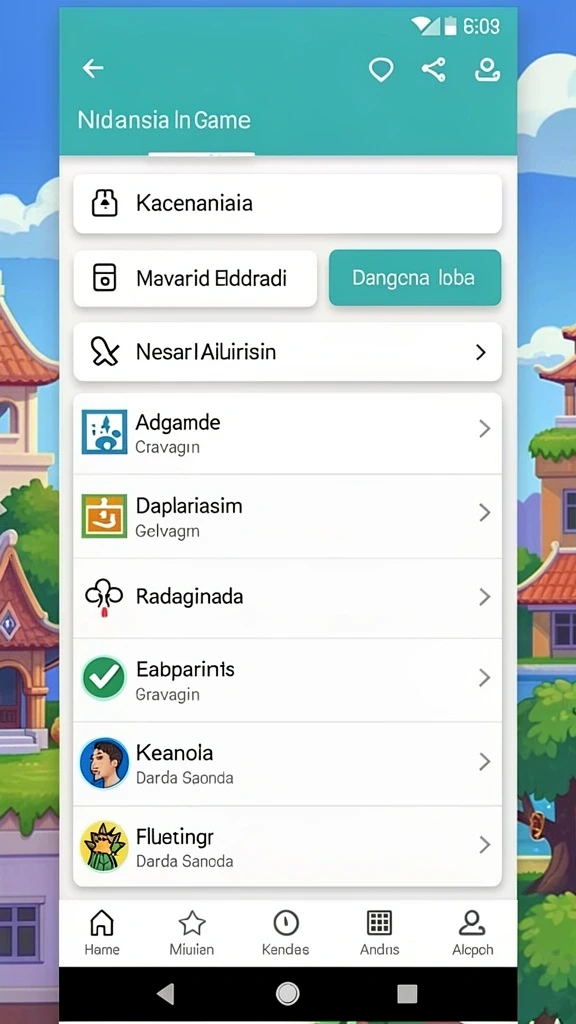 Tampilan antarmuka pengguna yang modern dan menarik.