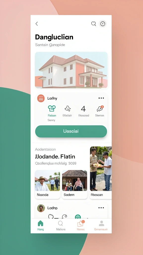 Interface aplikasi yang menarik dan ramah pengguna.