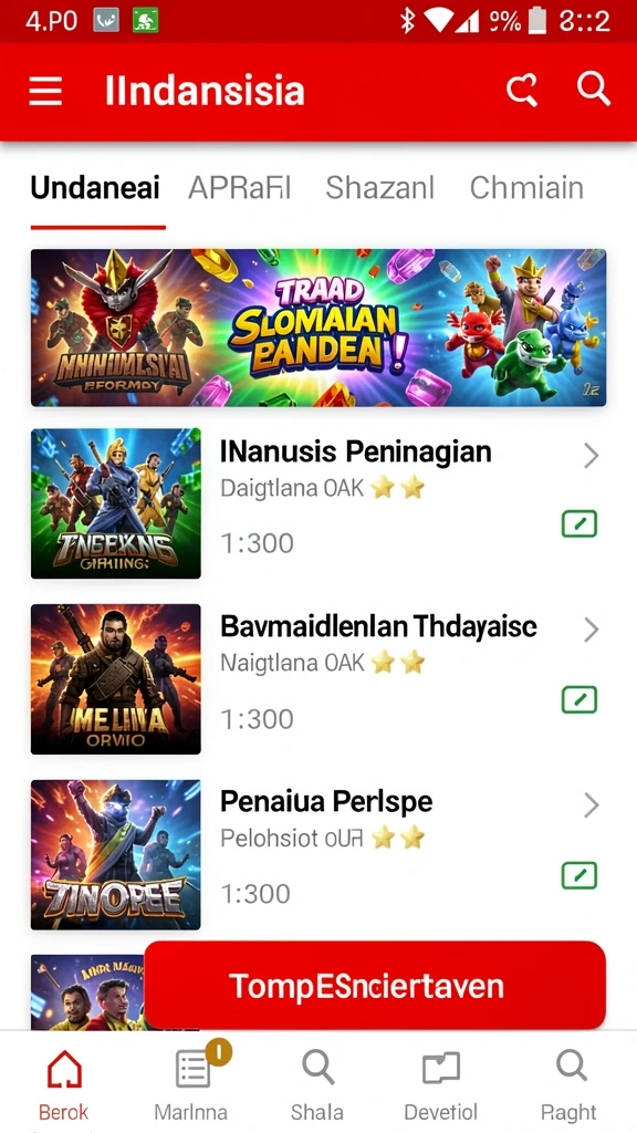 Grafik berkualitas tinggi dan efek suara yang menyenangkan.