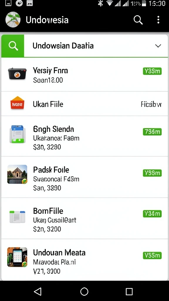 Tampilan antarmuka permainan yang menarik dan user-friendly.