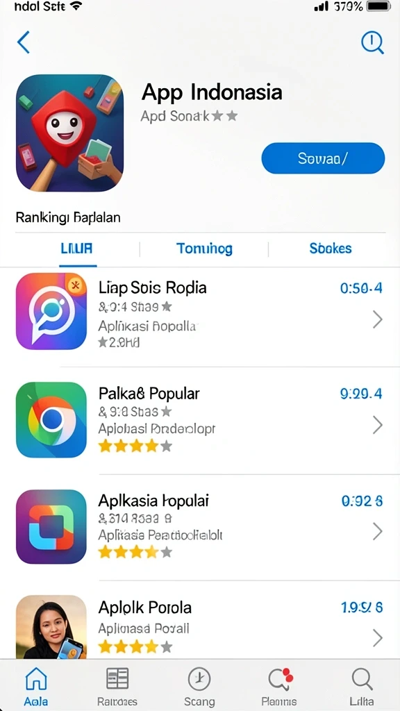 Tampilan antarmuka yang ramah pengguna.