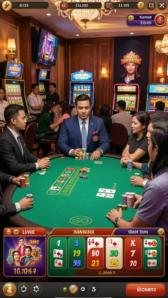 Fitur interaksi dengan karakter dalam game.