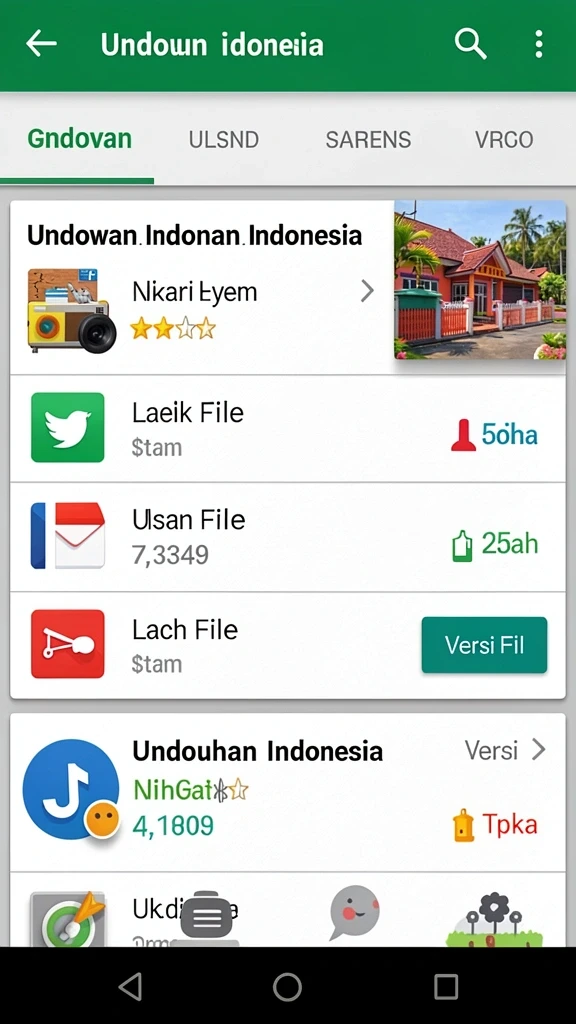 Grafik yang menarik dan warna cerah.