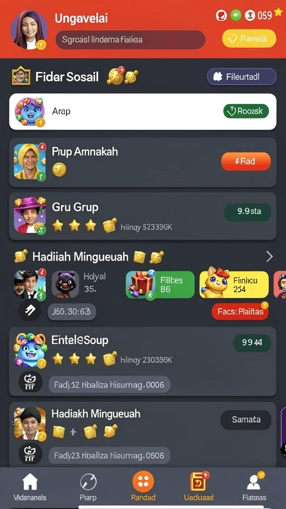 Tantangan seru yang mengasah kemampuan strategi pemain.