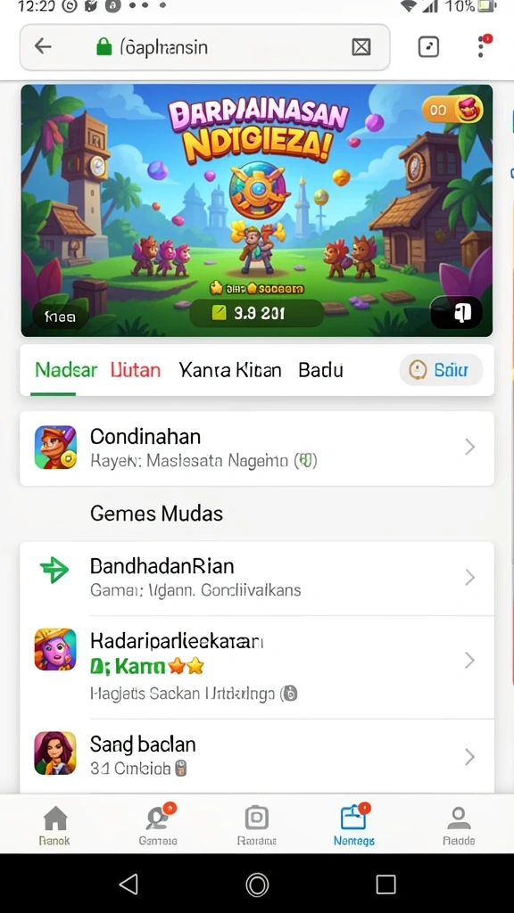 Tampilan grafis yang memukau dan menarik perhatian.