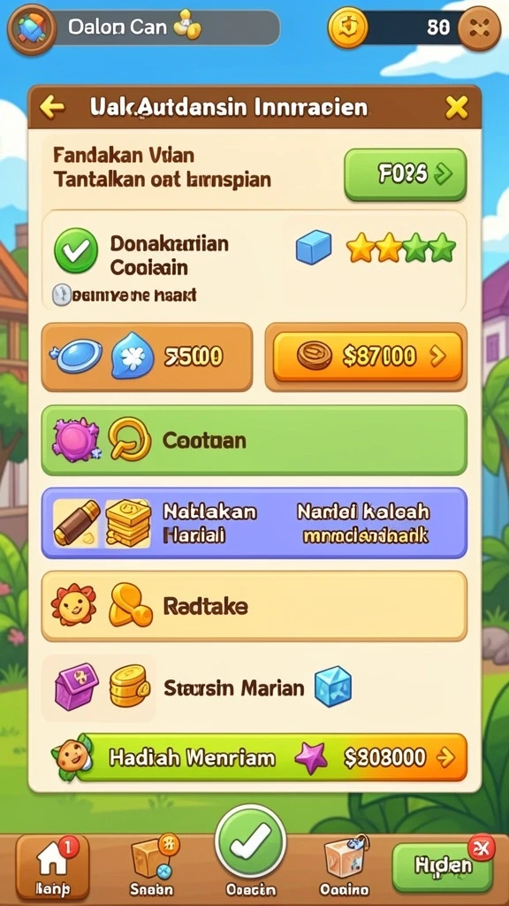 Grafis yang memukau dan detail yang menawan.