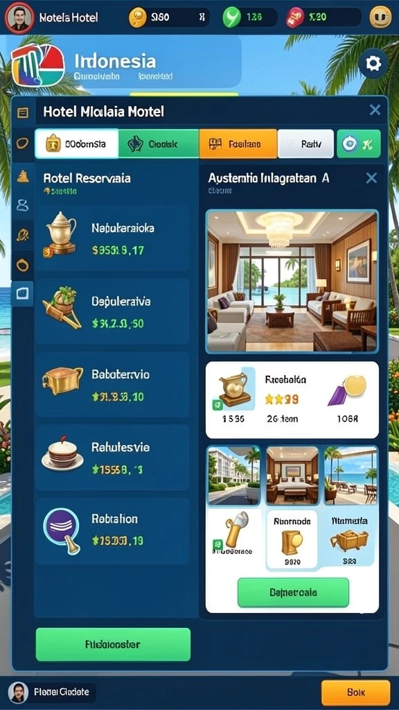 Sistem reward menarik yang meningkatkan motivasi bermain.