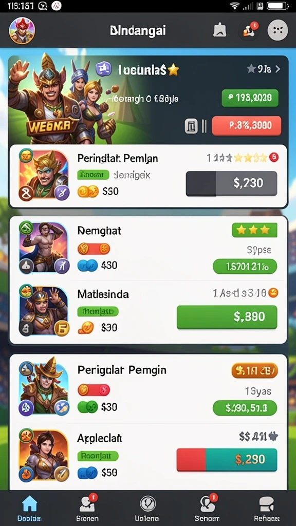 Bonus harian yang menguntungkan setiap pemain.