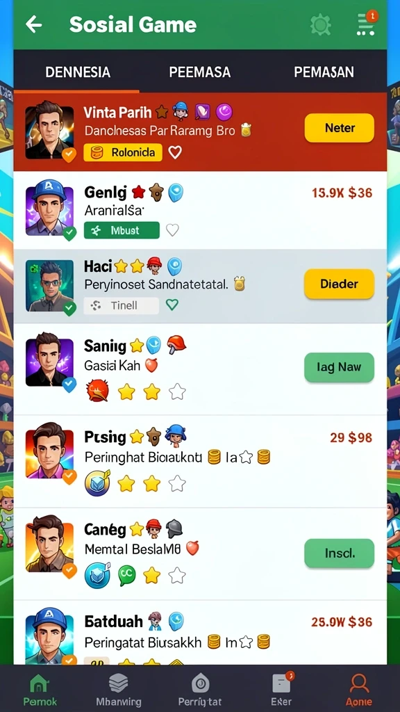 Mode permainan multiplayer yang mendebarkan.