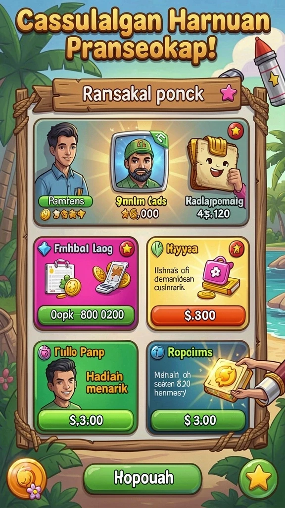 Contoh mesin slot dengan tema unik.