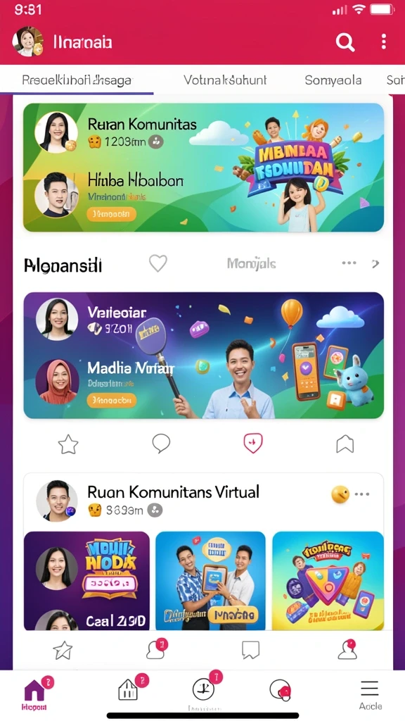 Mode permainan yang kompetitif dan seru.