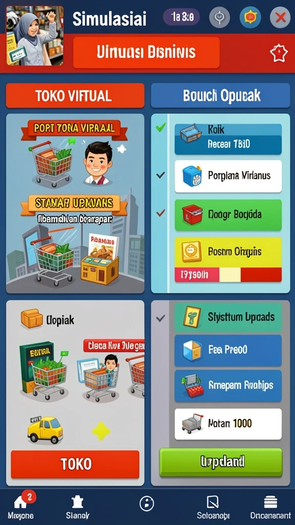 Tampilan antarmuka yang menarik dan intuitif.