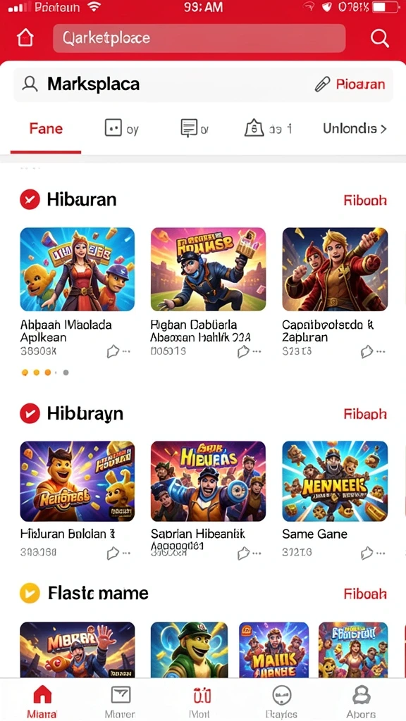 Fitur turnamen menambah keseruan bermain.