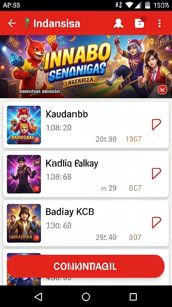 Berbagai tema permainan slot yang beragam.