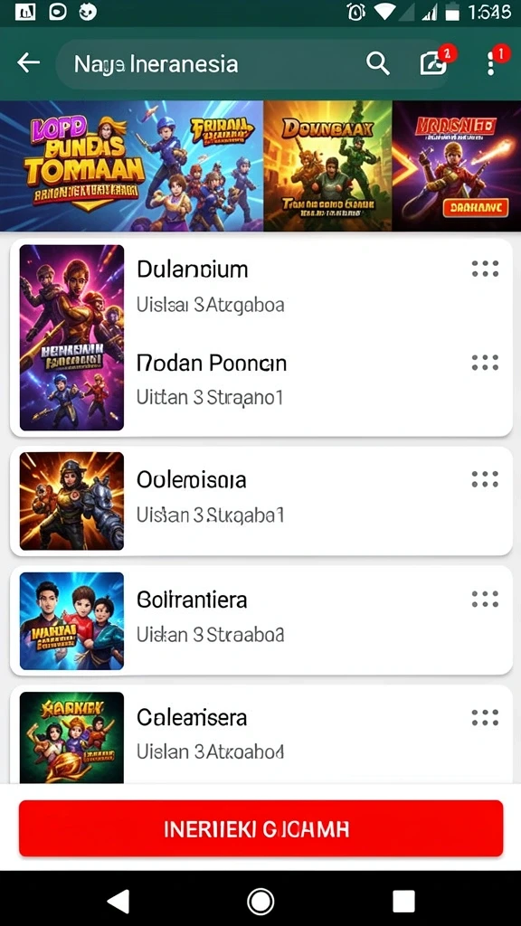 Beragam permainan yang mengasyikkan dan menantang.